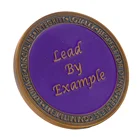 Zinc Bag Zinc Alloy Material Custom Color Purple Yellow Commemorative Coin Gift Box Opp Bag