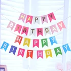 Birthday Banners Birthday Flags Birthday Flag Happy Birthday Flag Decorate Banners For Party Decorations