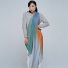 Convenient To Match With High Fashion Colorful Square Cashmere Pashmina Shawls Pashmina Scarves