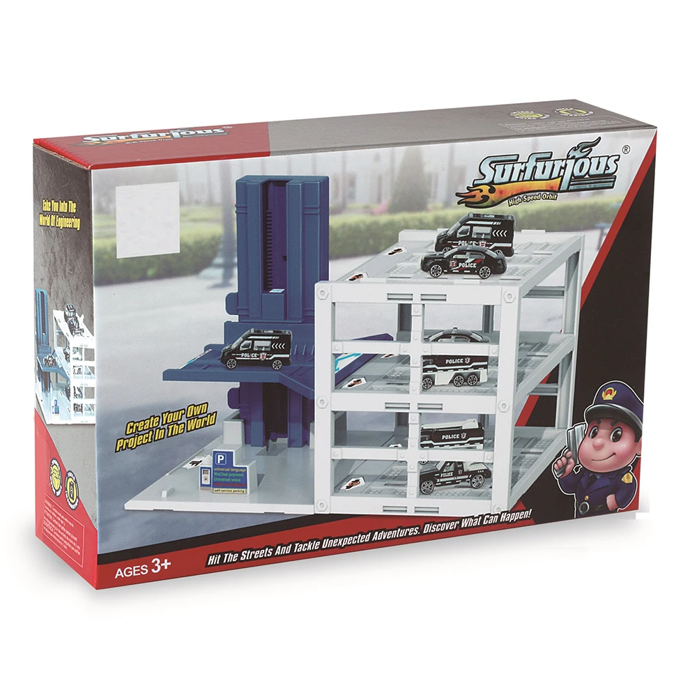 speed track police playset