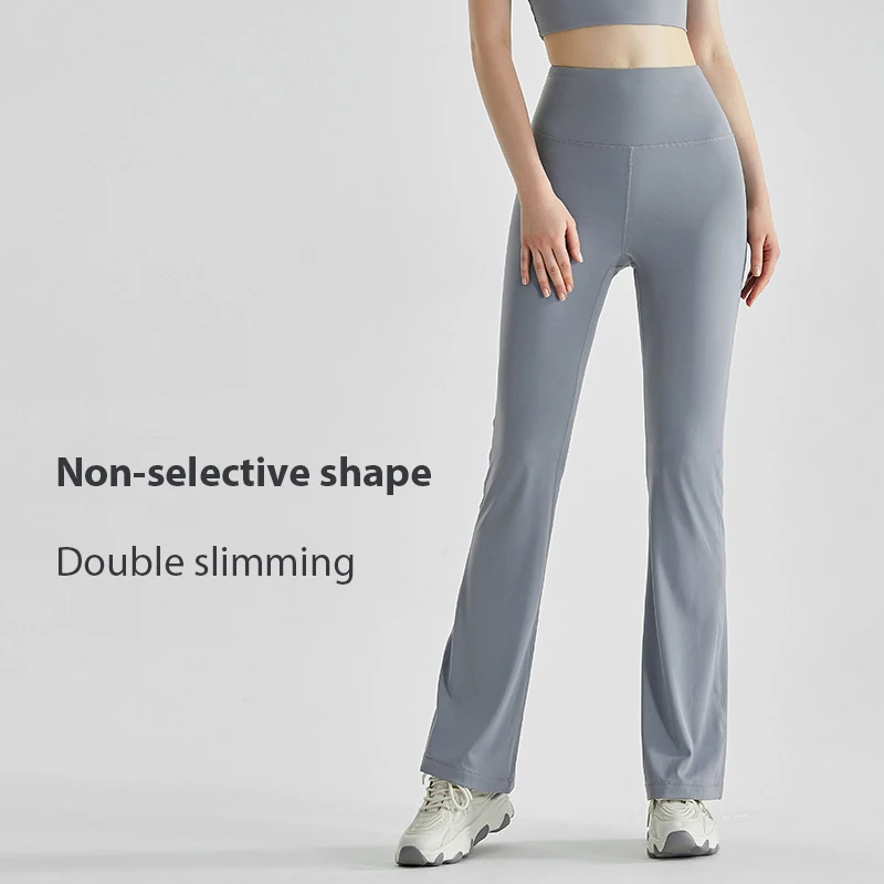 Best Selling Thin Wide Leg Yoga Pants High Waist Look Slimmer Fashion Flare Yoga Pants Women