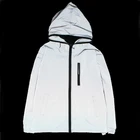 Autumn Jacket Autumn Fashion Reflective Hooded Streetwear Men Light Jacket Windbreaker