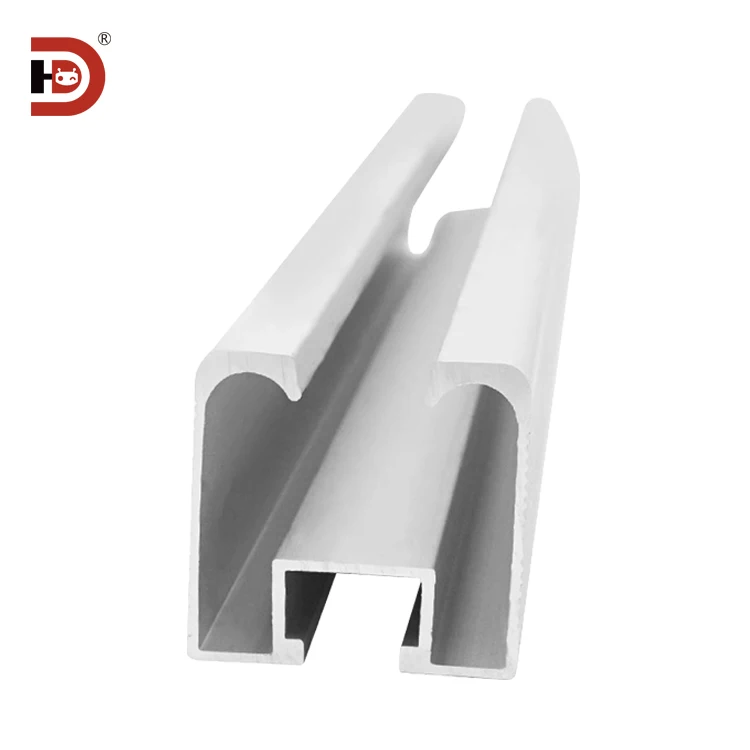 2627 Wind Batch Suspension Rail Aluminum Alloy Profile Production Line Sliding Track Working Platform Suspension Wheel details