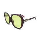 Oval Cheap Wholesale Metal Oval Vintage Sunglasses Woman
