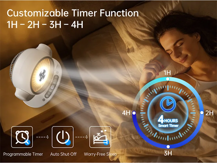 Table Fan, 3-Speed, Portable - detail 10