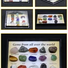 Gemstone Minerals Wholesale Natural Crystal Box Rough Gemstone Crystal Minerals Collection Gift Box