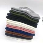 Beanie Winter 2020 Custom Wool Knit Slouchy Woman Man Fisherman Cap Beanie Winter Hat