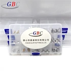 Snap And Buttons New Service Metal Stainless Steel Matching Snap Button In A Plastic Box