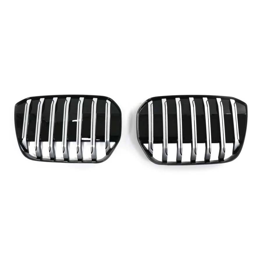 product tiypeor car silver plated bumper kidney grille mesh insert suitable for bmw ix3 g08 2020 2023945-4