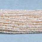 Pearl Beads Pearl Pearls And Beads 5-5.5mm Natural White Baroque Freshwater Pearl Beads
