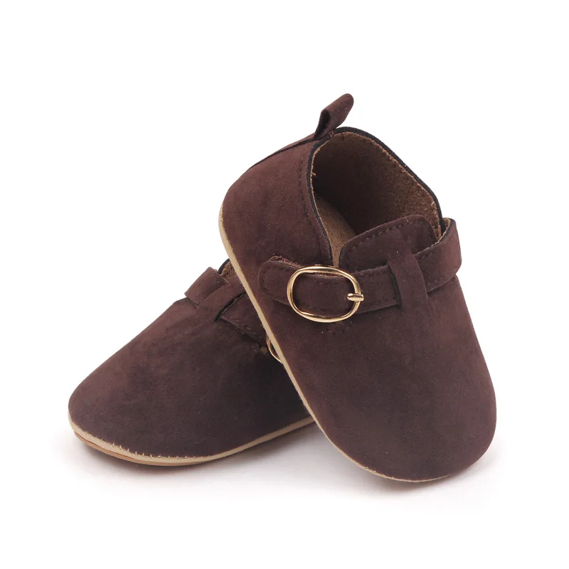 Unisex Soft PU Sude Material Anti-slip Baby Boy Shoes Toddler Newborn Girl Shoes factory