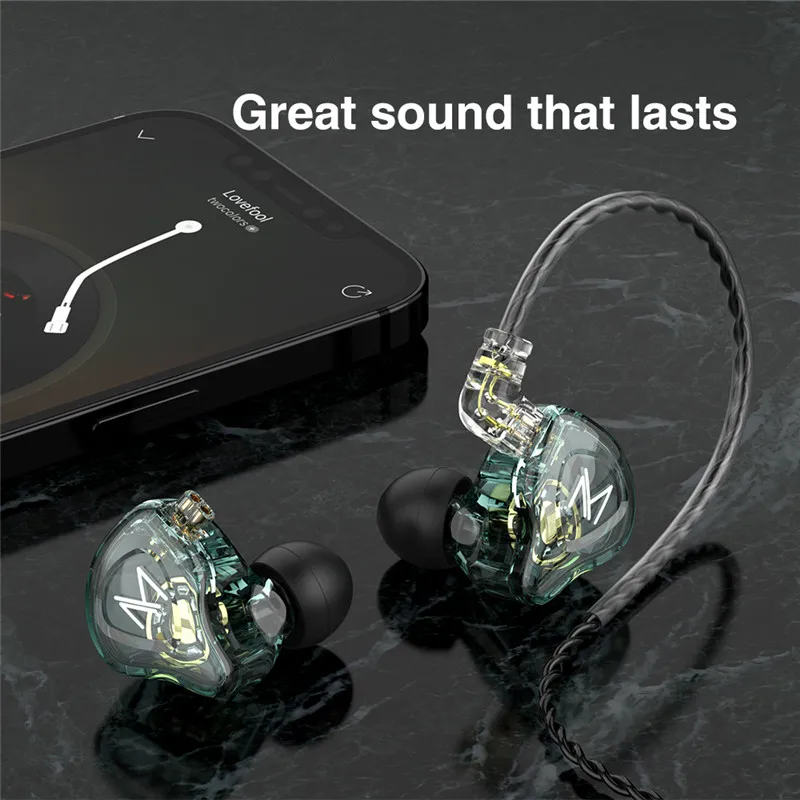 TRN MT1 Hi-FI 1DD Dynamic HIFI Bass Monitor Running Sport In-ear Earphone