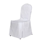 Popular customized chair covers wedding decoration widding wedding white chair cover spandex