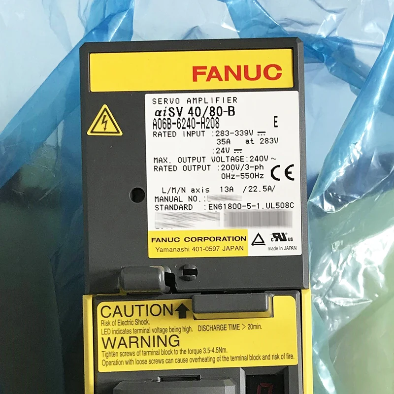 Fanuc Servo Amplifier Module A06B-6240-H208 Servo Motor Drive Ac Servo Amplifier  Japan Imported Original