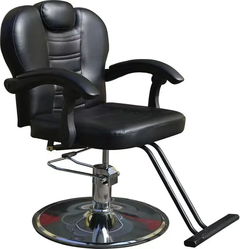Lift and put down salon chair manufacturers direct hairdressing beauty shaving chair rotating cutting chair
