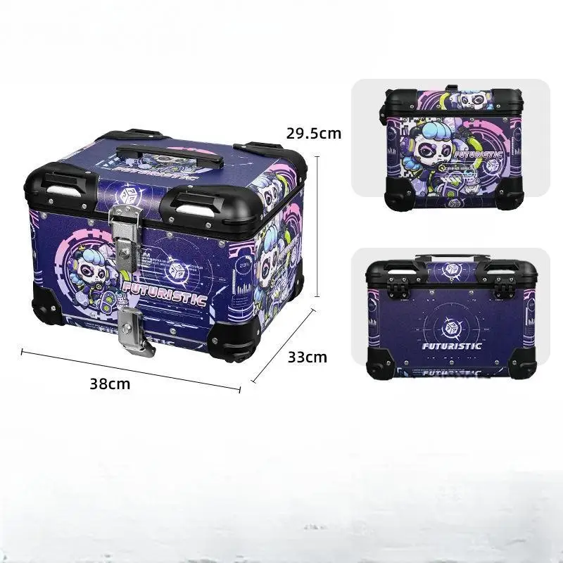 Universal Customized Motorcycle ABS Motorcycle Rear Tail Box
