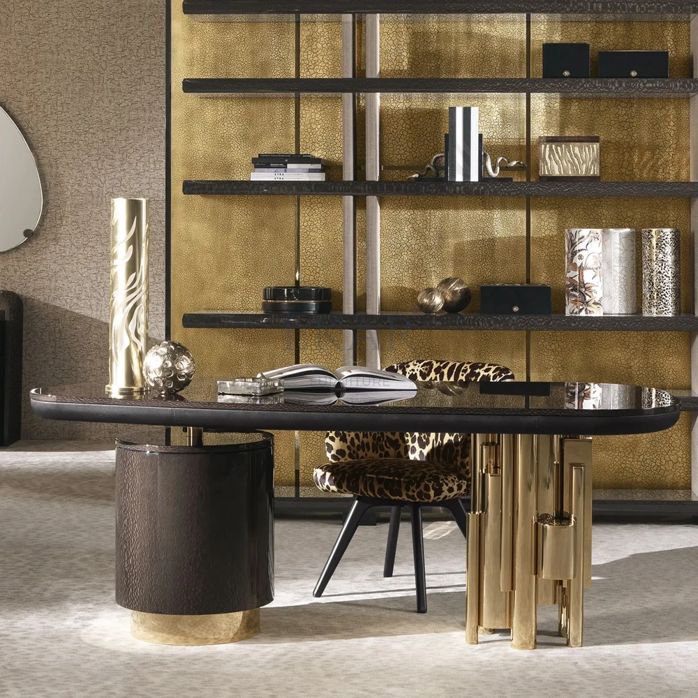 product ekar modern executive desk with new design luxury melamine wood office furniture for office building villa bedroom use-3