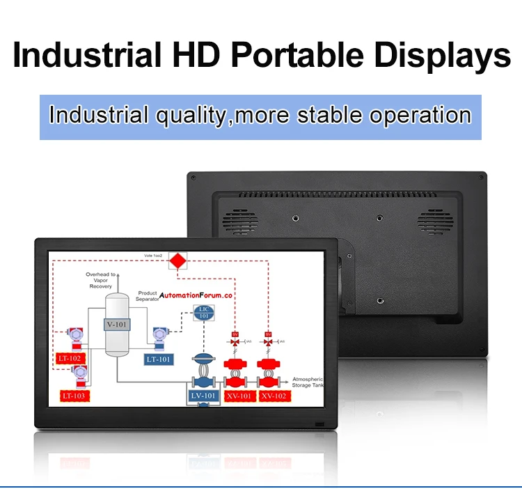 Wholesale 13.3 Inch TFT LED IPS HD Screen VESA Desktop VGA Port Industrial Monitor for POS CCTV PC in Stock
