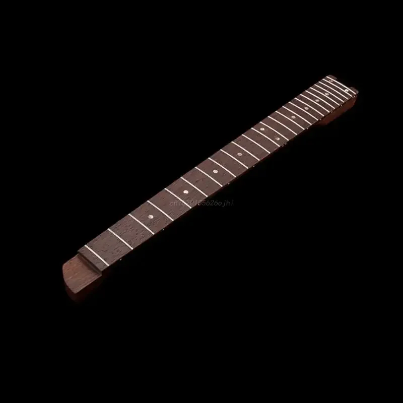 Electric Guitar Neck Headless 25 Fret Maple Wood Smooth Natural Musical