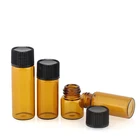 Vial Bottle 5ml Factory Price 1ml/2ml/3ml/5ml Mini Glass Essential Oil Bottle For Skincare Sample Glass Vial
