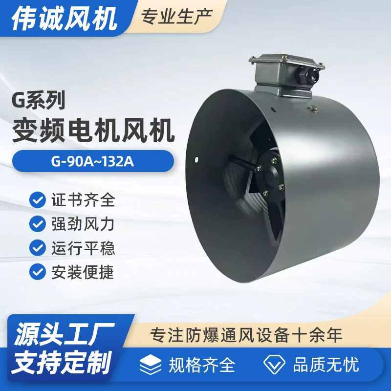 Variable Frequency Motor, G-90A/100A/112A/132A, 380V, Axial - detail 10