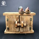 Craft Gift Handmade Wall Hang Storage Wooden Box Organizer Household Craft Home Gift Decoration