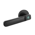 Wooden Door Lock Biometric Door Locks Fingerprint Security Home Wooden Metal Door Fingerprint Biometric Handle Lock