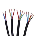 Flexible Copper Cable 4 Core Copper Flexible Copper Cable RVV Cable 4 Core 0.3mm2 PVC Wire Cable Electric Wire