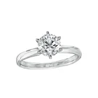 Sterling Silver Jewelry Silveraaa Cz Stone Jewellery Rings Cz 925 Sterling Silver Copper Engagement Wedding Solitaire Moissanite 2 Carat Diamond Ring Jewelry Women Anillos