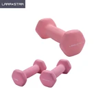 Neoprene Dumbbell Set Coated Dumbbell Custom-made Logo Multiple Selection Vinyl CAST IRON Straight Unisex
