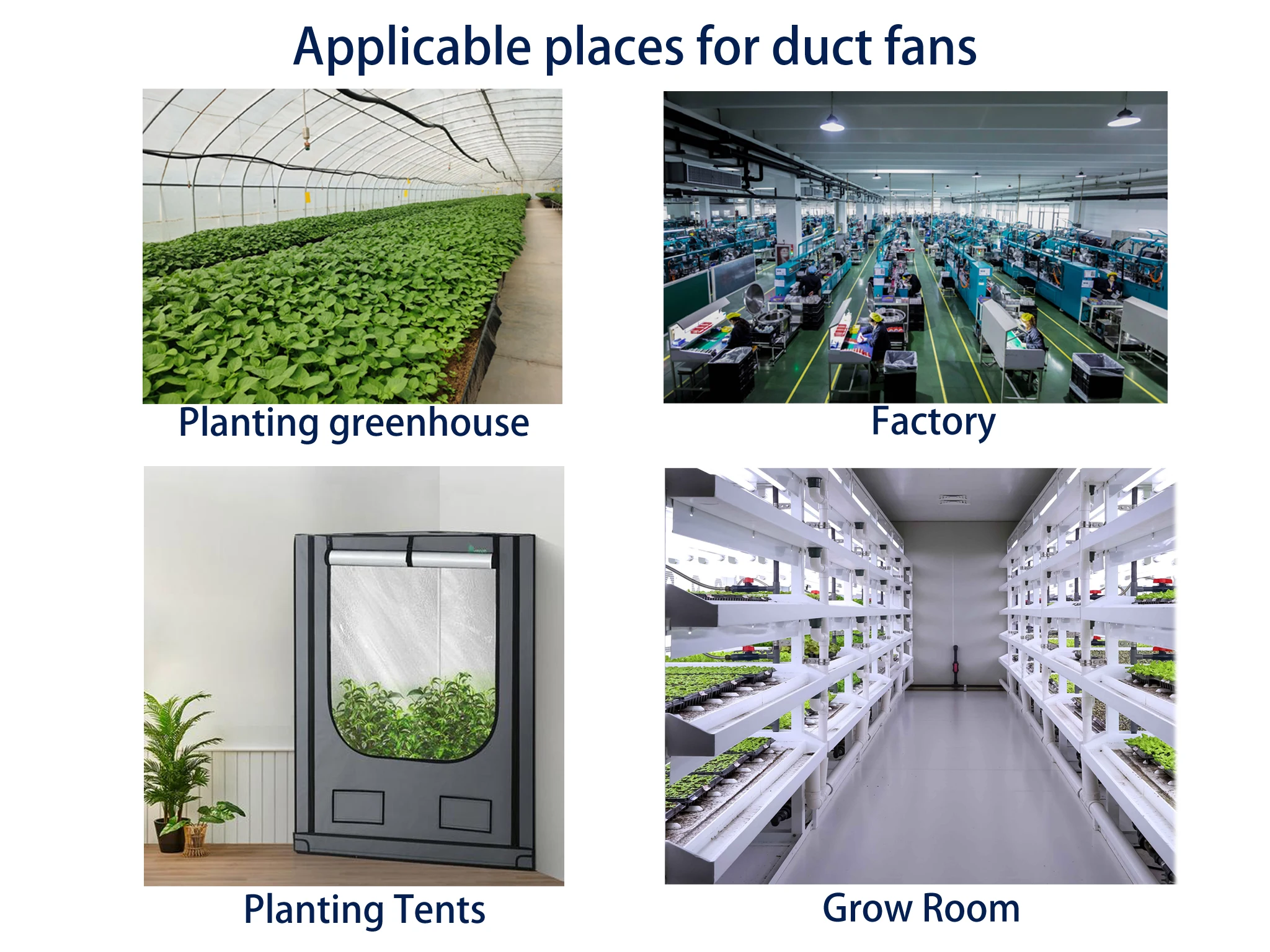 Ball Plastic Duct Fan, AC 100V~240V, Electric - detail 16