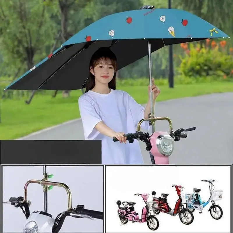 Hot Selling Compact Foldable Lightweight Portable Motorcycle Umbrella