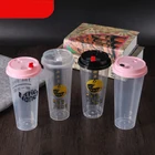 Cups Hot Sell Milk Tea Plastic Cups 90 Caliber 500ml700ml Plastic Cups Disposable Plastic Cups