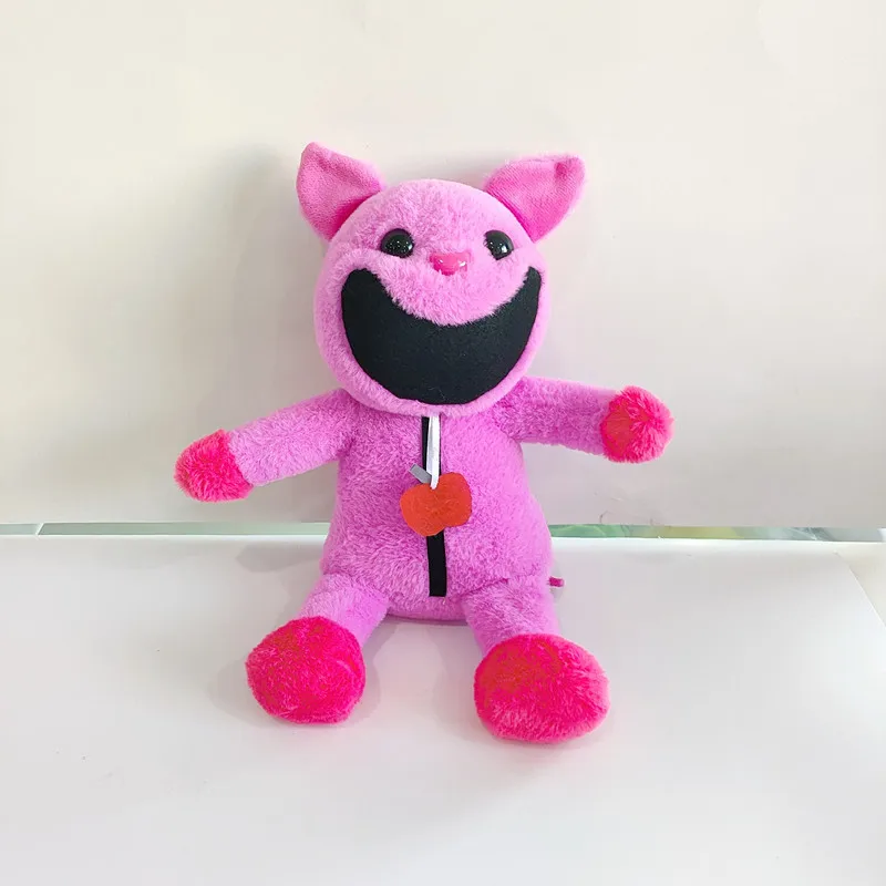 Smiling Critters Plush Toys Cartoon Aminal Rabbit Cat Dog Bear Dolls Cute Soft Plush Toy Kids Birthday Gifts