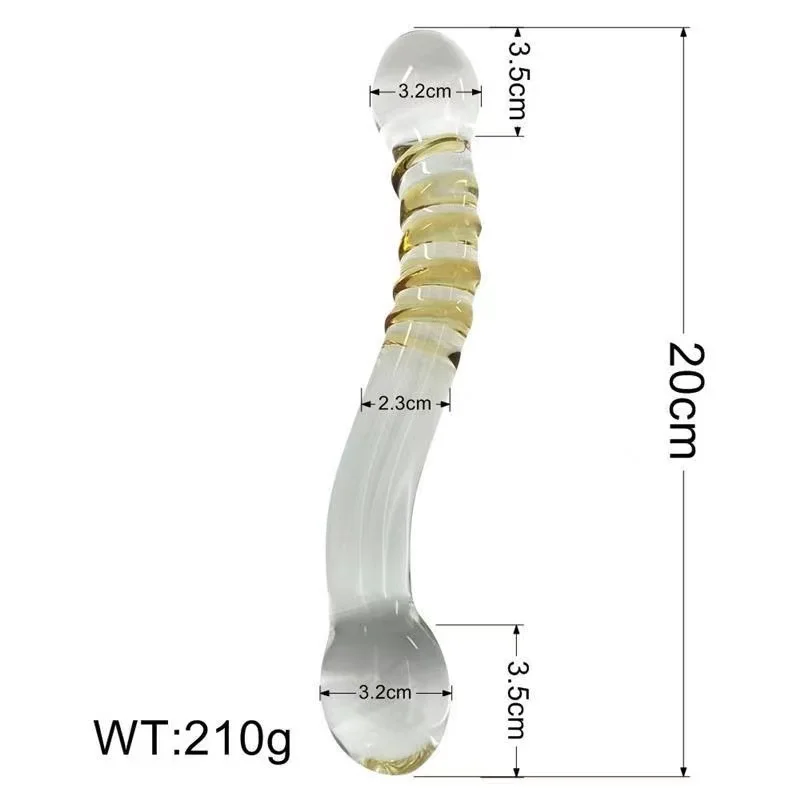 Wholesale Curved Dildo Wand Vaginal Anal Butt Plug Penis G Spot Sex