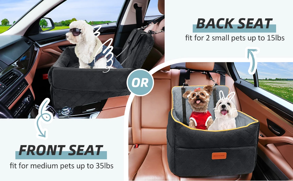  Elevated Pet Car Seat