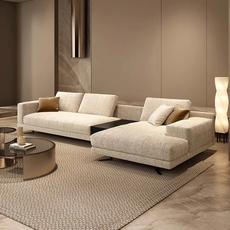 Nordic Minimalist U-Shaped    living room sofa  set Design for Optimal Fit in furniture sofa