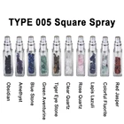 Crystal Bottles Wholesale Large Stock Matte Healing Crystal Jade Essential Oil Roller Bottles 10Ml