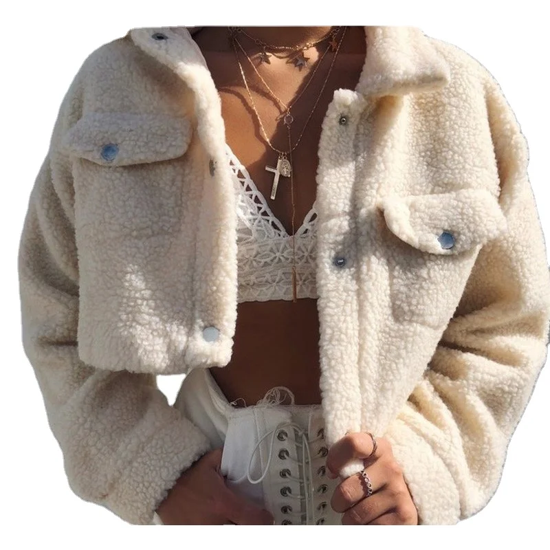 short teddy coat with hood