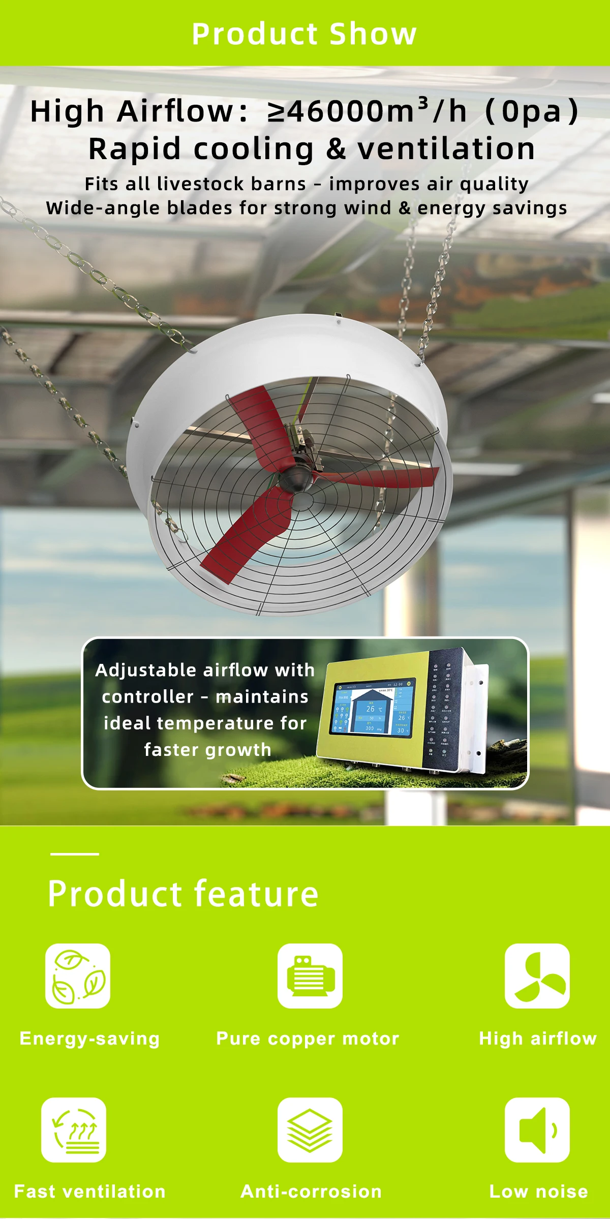Axial Flow Fan, Roof, 380V - detail 12