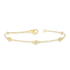 Bracelet 14k Diamond Diamond Minimalist Bracelet Jewelry 14K 18K Gold Diamond Bracelet Jewelry Women
