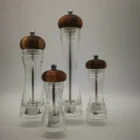 Pepper Ceramic Salt And Pepper Hot Sellings 2020 Amazon Manual Acrylic Pepper And Salt Mills With Ceramic Core