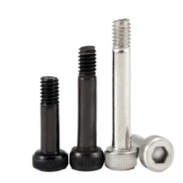 DIN912 Grade 12.9 Hex Cup Head Socket Screws Carbon Steel Nickel Material M2/M2.5/M3/M4 Black Oxide Half Tooth Shoulder Metric