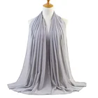 Hijab Hijab Scarf Hot Sale Headscarf Chiffon Bandana Bubble Scarf Square Hijab Scarf Chiffon