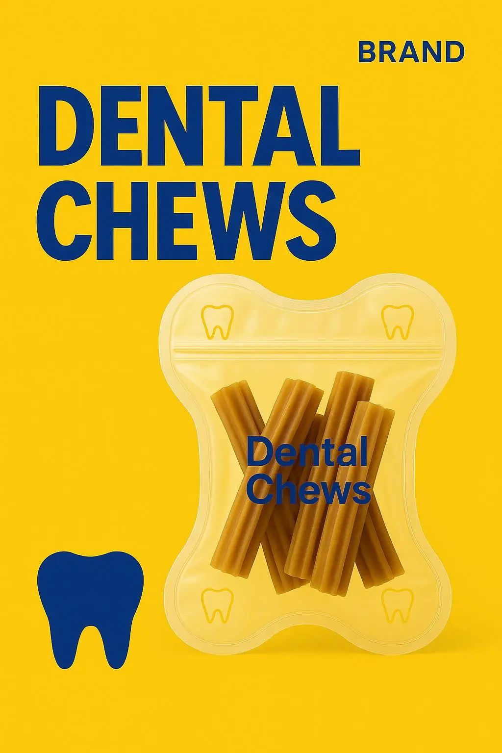 Shaped Pouch with Zipper for Pet Dental Chews - detail 9
