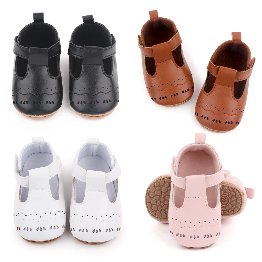 Spring and Summer Infants Hollow-out Polka Dot Soft Sole Non-slip Baby Girls Simple Toddler Sandals details