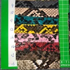 Leather For Pvc Pu Snake Skin Pattern PU Embossed Synthetic Leather For Shoes/Handbags/Garments Making