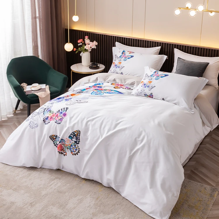 duvet cover butterfly pattern