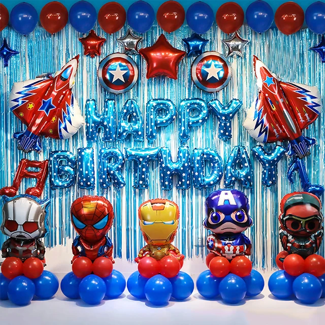 Cartoon Superhero Aluminum Film Balloon Superhero Theme Birthday Party  Decoration Background - Buy Superhero Theme Birthday Party Decoration,Superhero  Film Balloon,Aluminum Film Balloon Product on 