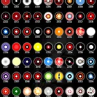 Black Korea Sclera Lenses Black Fresh Lady 22mm Full Eye Black Sclera Korea Contact Lenses Pupil Lens